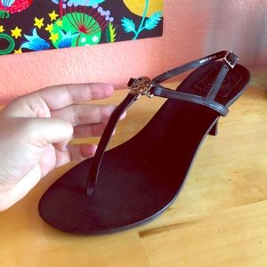 TORY BURCH classic black heels (9.5)